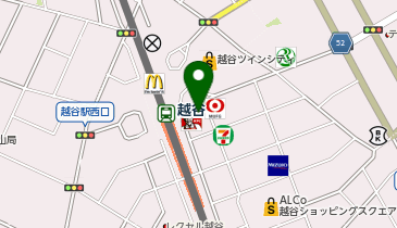 Agu hair jouet越谷店の地図画像
