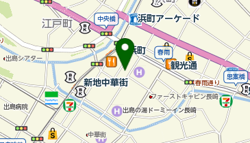 Agu hair Ararat長崎銅座町店の地図画像