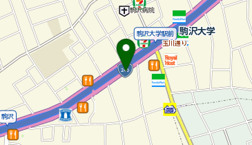 CODE.LINE駒沢大学店の地図画像