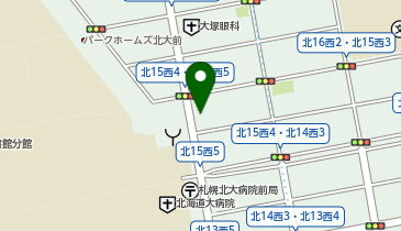BLEACHi 北18条店の地図画像