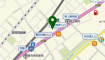 Agu hair from笹貫店の地図画像