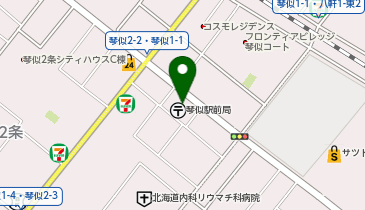 Agu hair button 札幌琴似店の地図画像