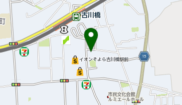 Agu hair cuorea古川橋店の地図画像