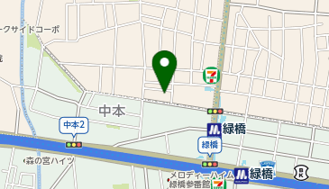 Agu hair mao緑橋店の地図画像