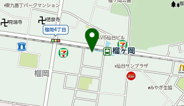 Agu hair sign 榴岡店の地図画像