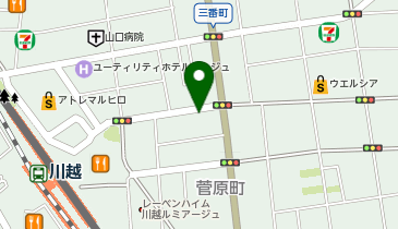 Agu hair cresta川越駅前店の地図画像