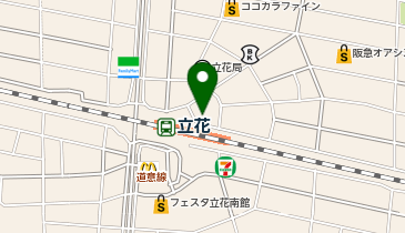 CODE.LINE立花店の地図画像