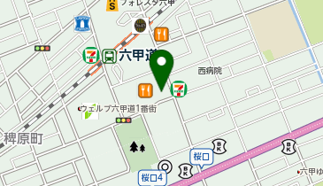 Agu hair phyale 六甲道店の地図画像