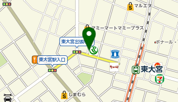 Agu hair Soin.東大宮店の地図画像