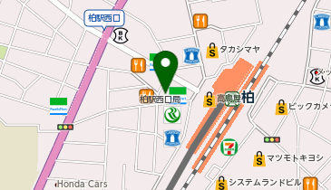 Agu hair aloha 柏店の地図画像