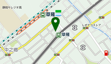 Agu hair ice草薙店の地図画像