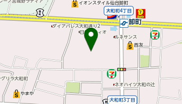 Agu hair anoneサンデー卸町店の地図画像