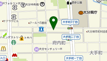 Agu hair ism府内五番街店の地図画像