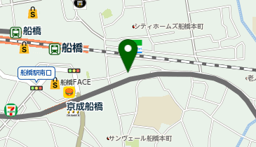 Agu hair rube 船橋店の地図画像
