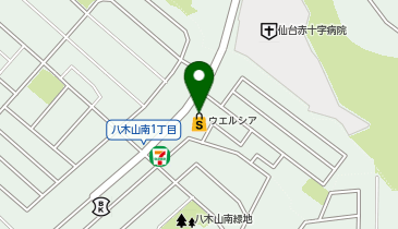 Agu hair beny八木山店の地図画像