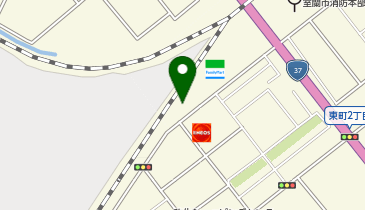 Agu hair over室蘭店の地図画像