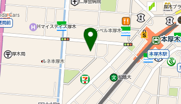 Agu hair milo本厚木店の地図画像