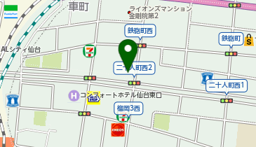 Agu hair irise 仙台駅東口店の地図画像