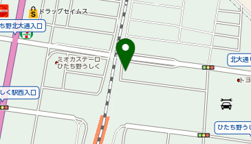Agu hair kuh ひたち野うしく店の地図画像
