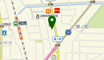 Agu hair fiets相馬店の地図画像