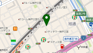 Men&rsquo;s hair salon First 三宮店の地図画像