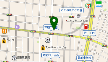 benji 蔵前ii店の地図画像