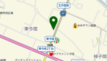 Agu hair throw今宿店の地図画像
