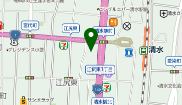 Agu hair pulse 静岡清水店の地図画像