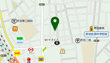 Agu hair radian 赤羽店の地図画像