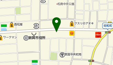 Agu hair soeur中央町店の地図画像