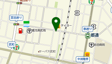 Agu hair marka 鹿児島中央駅店の地図画像