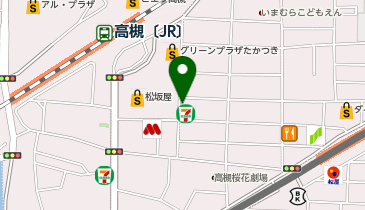 Agu hair cherJR高槻駅前店の地図画像