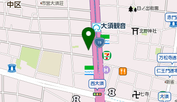 MEN&rsquo;S HAIR BLEACHi 名古屋大須店の地図画像