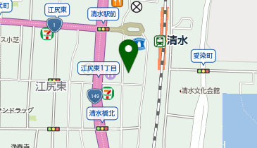 Agu hair soa清水商店街店の地図画像
