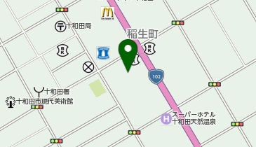 FADE&LINE the BARBER 十和田店の地図画像