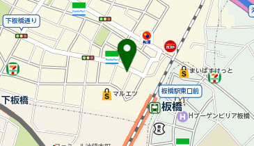Agu hair flor板橋店の地図画像
