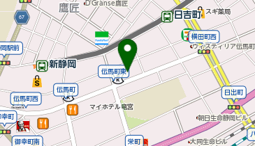 CODE.LINE 静岡伝馬町店の地図画像