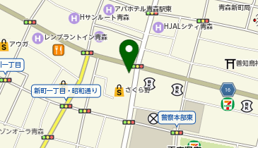 FADE&LINE the BARBER 青森駅前店の地図画像