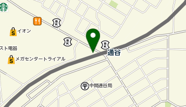 Agu hair middle中間市店の地図画像