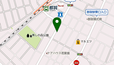 Agu hair Lou都賀店の地図画像