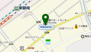CODE.LINE 東静岡駅前店の地図画像