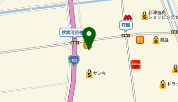 Agu hair rail新津店の地図画像