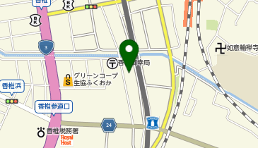 Agu hair miyan香椎千早2号店の地図画像