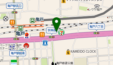 Agu hair torue亀戸店の地図画像