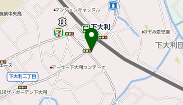 Agu hair zekka大野城店の地図画像