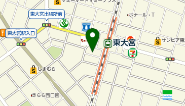 Agu hair cheer東大宮店の地図画像