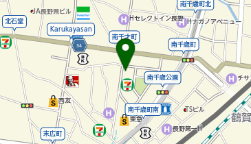 MEN&rsquo;S HAIR BLEACHi 長野駅前店の地図画像