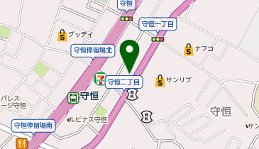Agu hair sand小倉守恒店の地図画像
