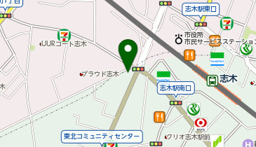 Agu hair muure志木南口店の地図画像