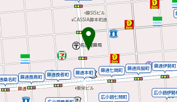 Agu hair evan 栄店の地図画像